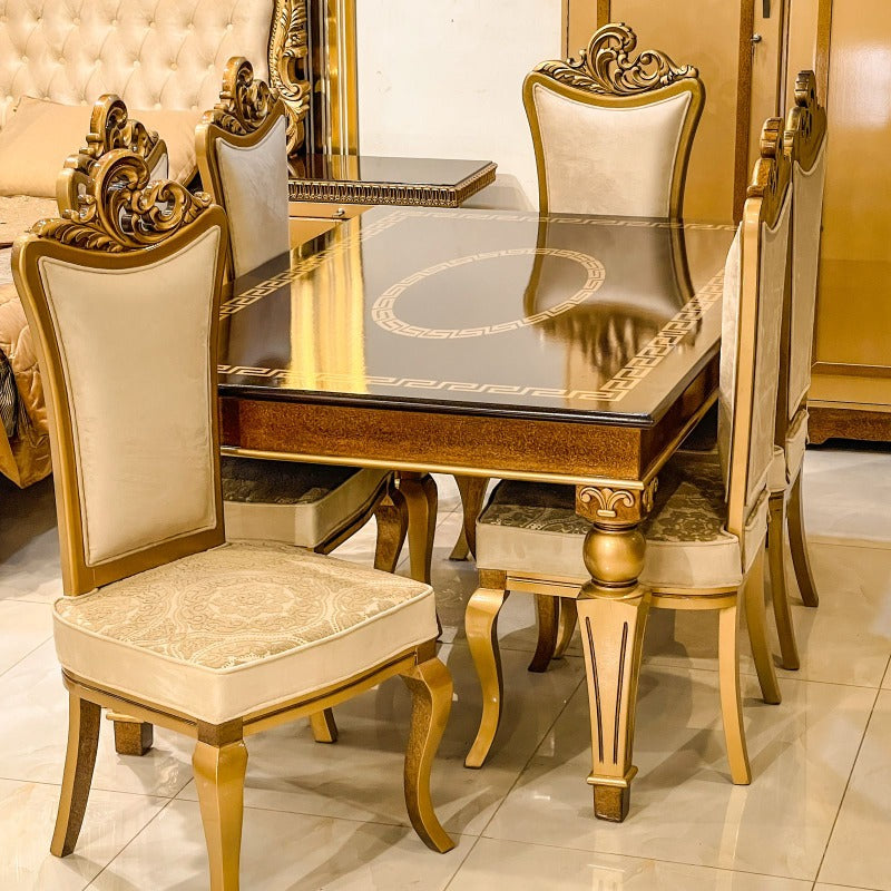 Dining Tables Versace Style Table And Chairs Versace Style Rossella Italian Extending Dining Table With Chairs Set  (H2O) – Cash And Carry Beds